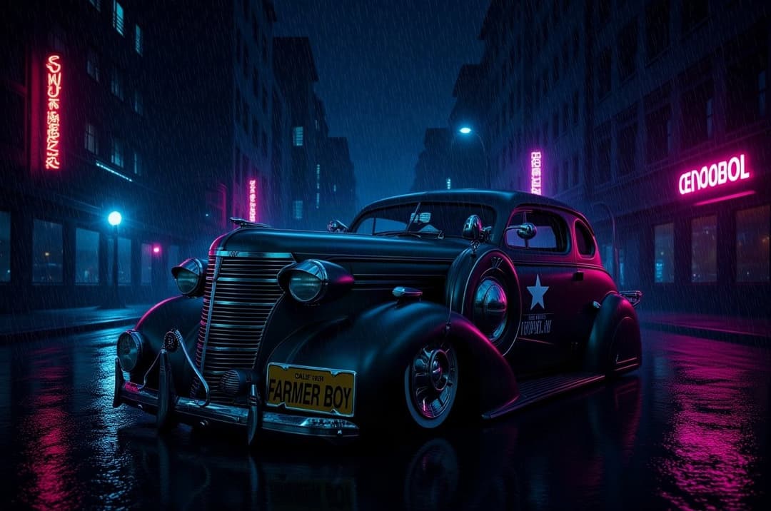 Neon City Night